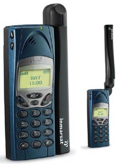 IsatPhone folded and unfolded IsatPhone folded and unfolded