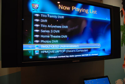 Computer on Now Playing List