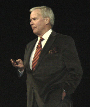 Former NBC News managing editor Tom Brokaw, speaking 2/27/08 before the Microsoft 'Heroes Happen Here' launch event.
