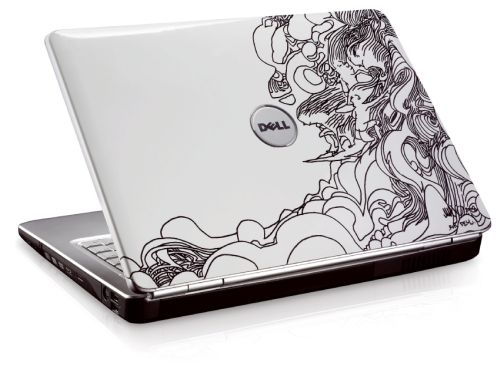 One example of a special edition Dell laptop featuring art by Mike Ming. One example of a special edition Dell laptop featuring art by Mike Ming.