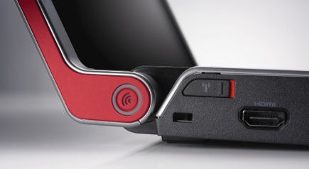 Part of the unique styling of Dell's Studio laptop series Part of the unique styling of Dell's Studio laptop series