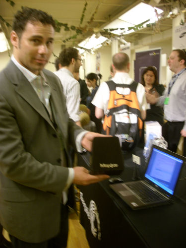 Seagate's new Maxtor-branded Central Axis external storage device