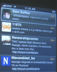 iPhone Twitter
