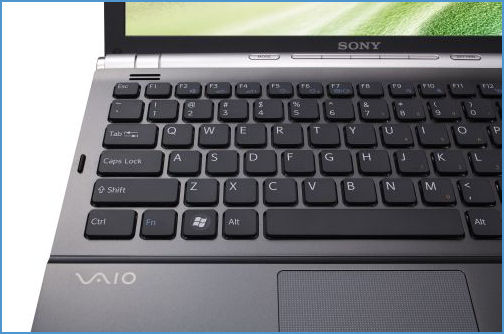 Sony's Vaio SR-series notebook Sony's Vaio SR-series notebook