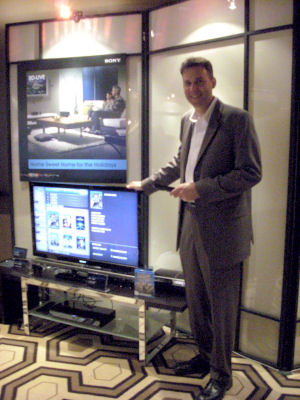 A press demo of the capabilities of Sony's BD-Live