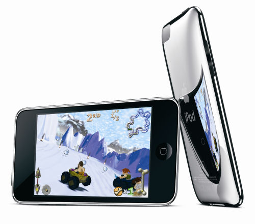 Apple's latest iPod Touch, redesigned in keeping with its iPhone 3G