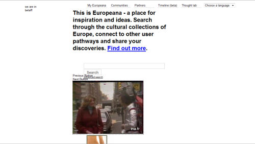 Another example Europeana.eu front page leads the viewer to New York-based porn, quite literally. Another example Europeana.eu front page leads the viewer to New York-based porn, quite literally.