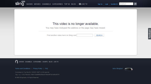 Sling.com doesn't always sling, at least not in the initial beta.