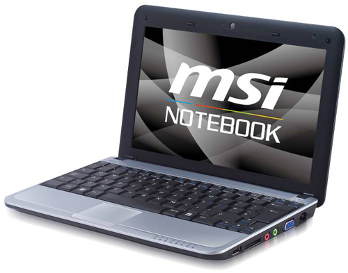MSI's Wind U115 hybrid notebook PC MSI's Wind U115 hybrid notebook PC
