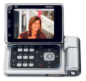 Nokia's N92 displaying a DVB-H picture, circa 2006
