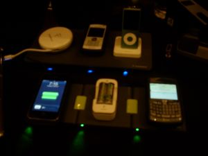 The Powermat multiple device proximity charger