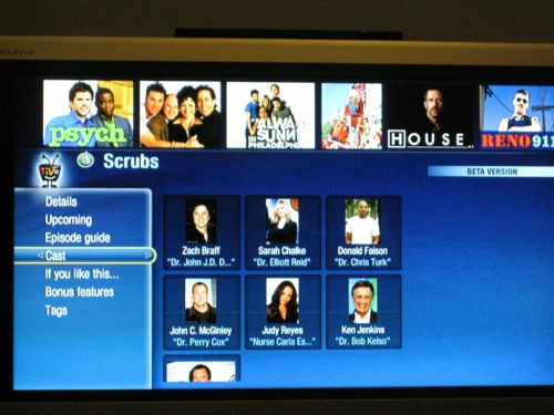 Screenshot from TiVo's new Search feature