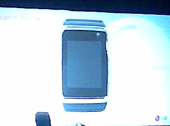 First shot of LG's new touch-screen wristwatch
