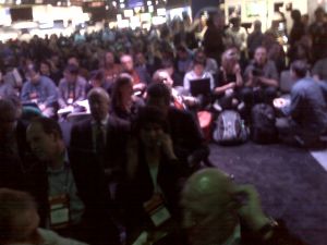 The crowd at Sony was absolutely staggering for Day Zero. The crowd at Sony was absolutely staggering for Day Zero.