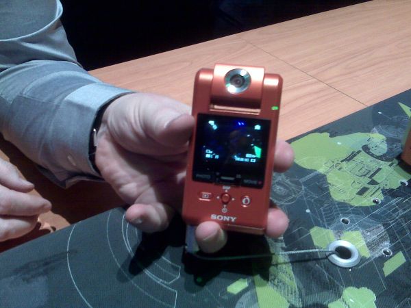 Sony's new Webbie HD video camera Sony's new Webbie HD video camera