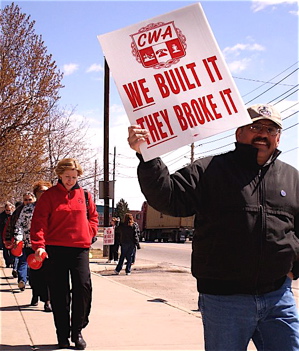 CWA AT&amp;T strike