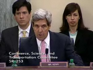 Sen. John Kerry questions AT&amp;T SVP Paul Roth, in testimony before the Senate Commerce Committee, June 17, 2009.