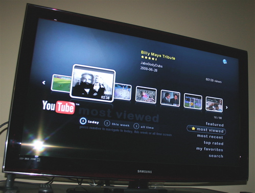 Myka's custom YouTube interface Myka's custom YouTube interface