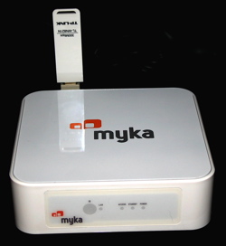 Myka with Wireless adaptor Myka with Wireless adaptor