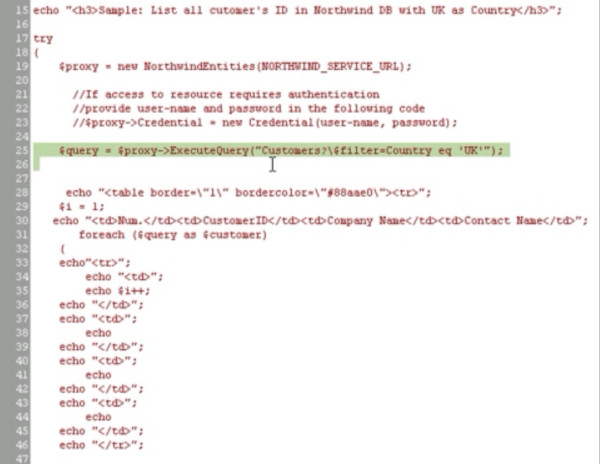 In Expression Web 3, a developer includes the proxy classes generated by PHP Toolkit for ASP.NET Data Services. In Expression Web 3, a developer includes the proxy classes generated by PHP Toolkit for ASP.NET Data Services.