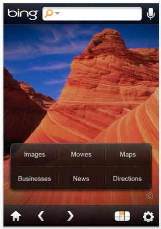 Bing for iPhone 3