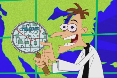 Dr. Heinz Doofenschmirtz, from Disney Channel's 'Phineas and Ferb.'