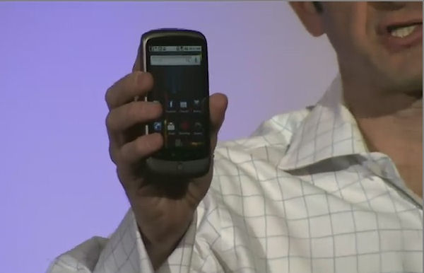 Google's Mario Queiroz introduces the Nexus One.