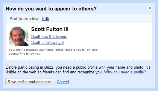 The default sign-up page for Google Buzz could have you sharing Gmail contacts, or might not.