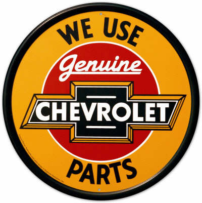 Chevrolet parts logo from 1946