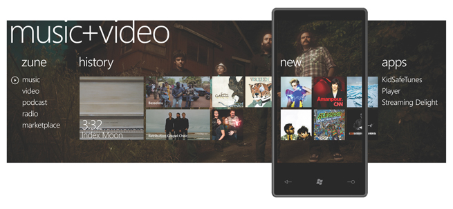 Windows Phone 7 Series Music Hub