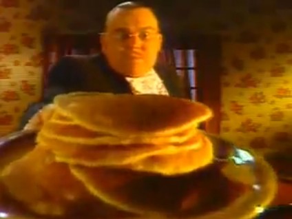The magnificent John Candy as 'Dr. Tongue' from 'Evil 3D House of Pancakes.'