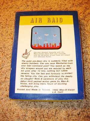 Air Raid for Atari 2600