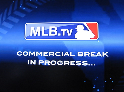 MLB.TV commercial break screen