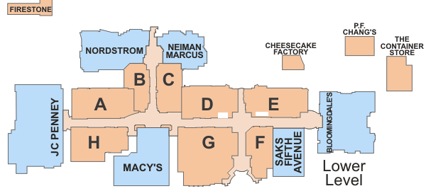 Fashion Valley Map