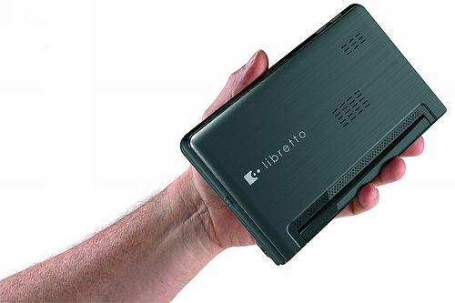 Toshiba Libretto dual touchscreen UMPC