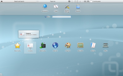 KDE Plasma 4.5 netbook