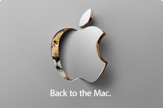 Back to the Mac October 20, 2010