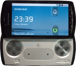Engadget's shot of Sony Ericsson PlayStation Phone 