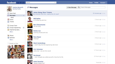 Facebook's new messaging system