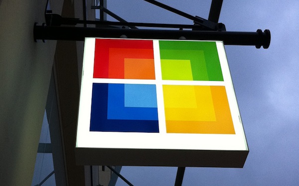 Microsoft Store sign