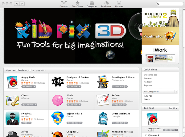 Mac App Store Featured