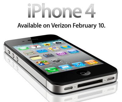 iPhone on Verizon Wireless from Apple's homepage