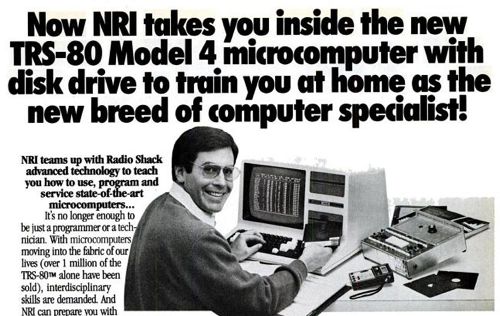 TRS-80 Microcomputer with disk drive! 1980