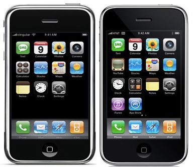 First and Second Generation iPhones