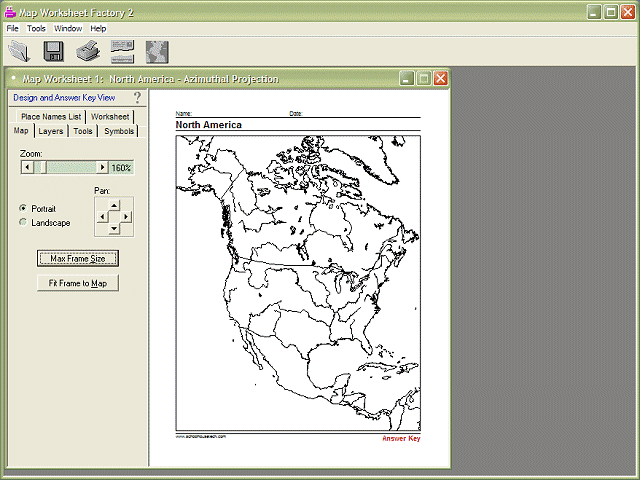 World Map No Labels. Map Worksheet Factory Free