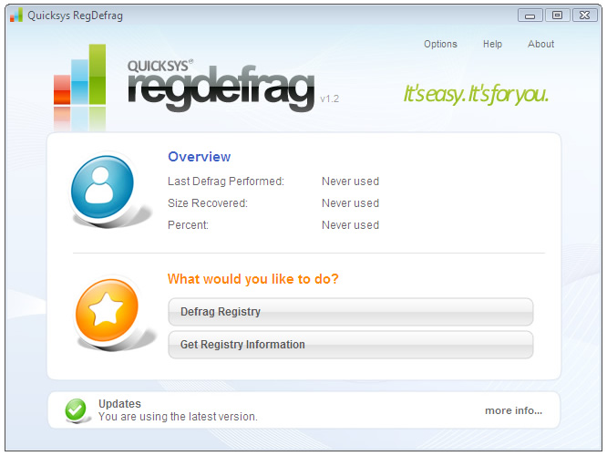 Quicksys-RegDefrag