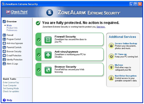 ZoneAlarm Extreme Security 