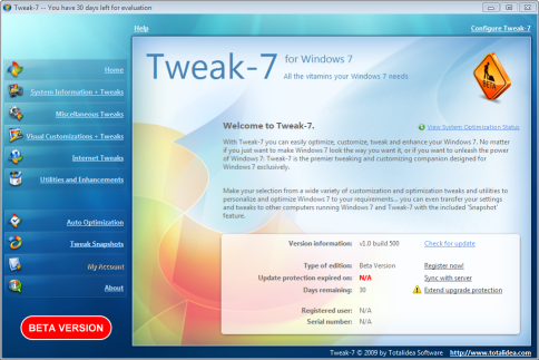 Tweak-7 build 558 + Rus