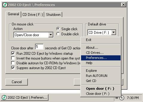 OpenCloseDriveEject 3.21 download the last version for windows