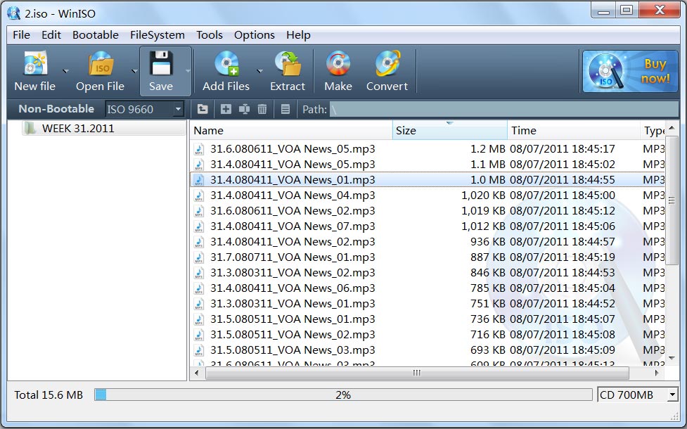 extract iso files free to cd